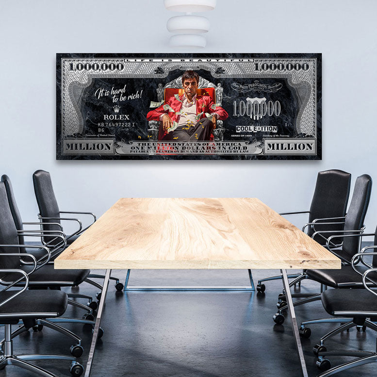 Wandbild Scaface One Million Dollar