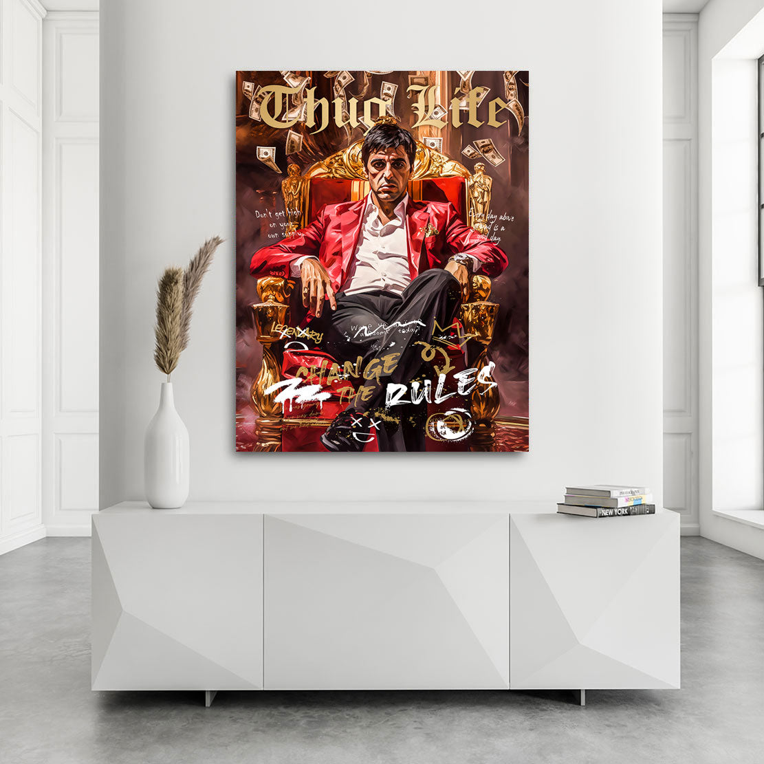 Pop Art Wandbild Scarface Thug Life
