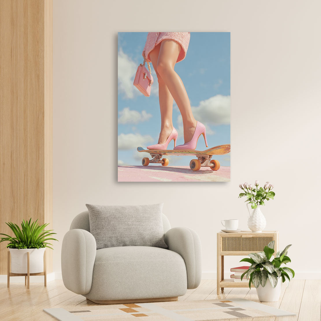 Pink Drive Couture Wandbild