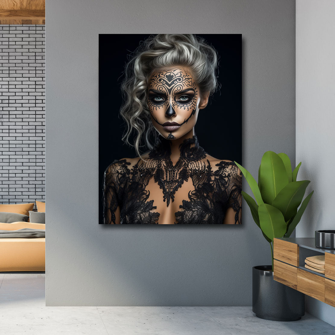 Lifestyle Wandbild La Catrina Modern Style