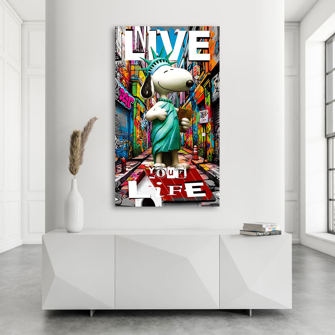 Pop Art Wandbild Snoop Liberty