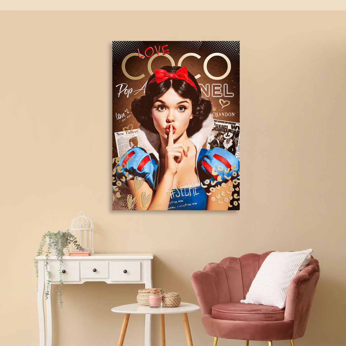 Schneewittchen Love Coco Wandbild