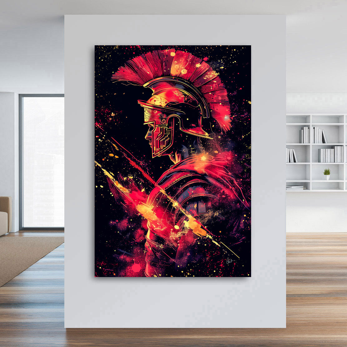 Wandbild Legionär Abstrakt