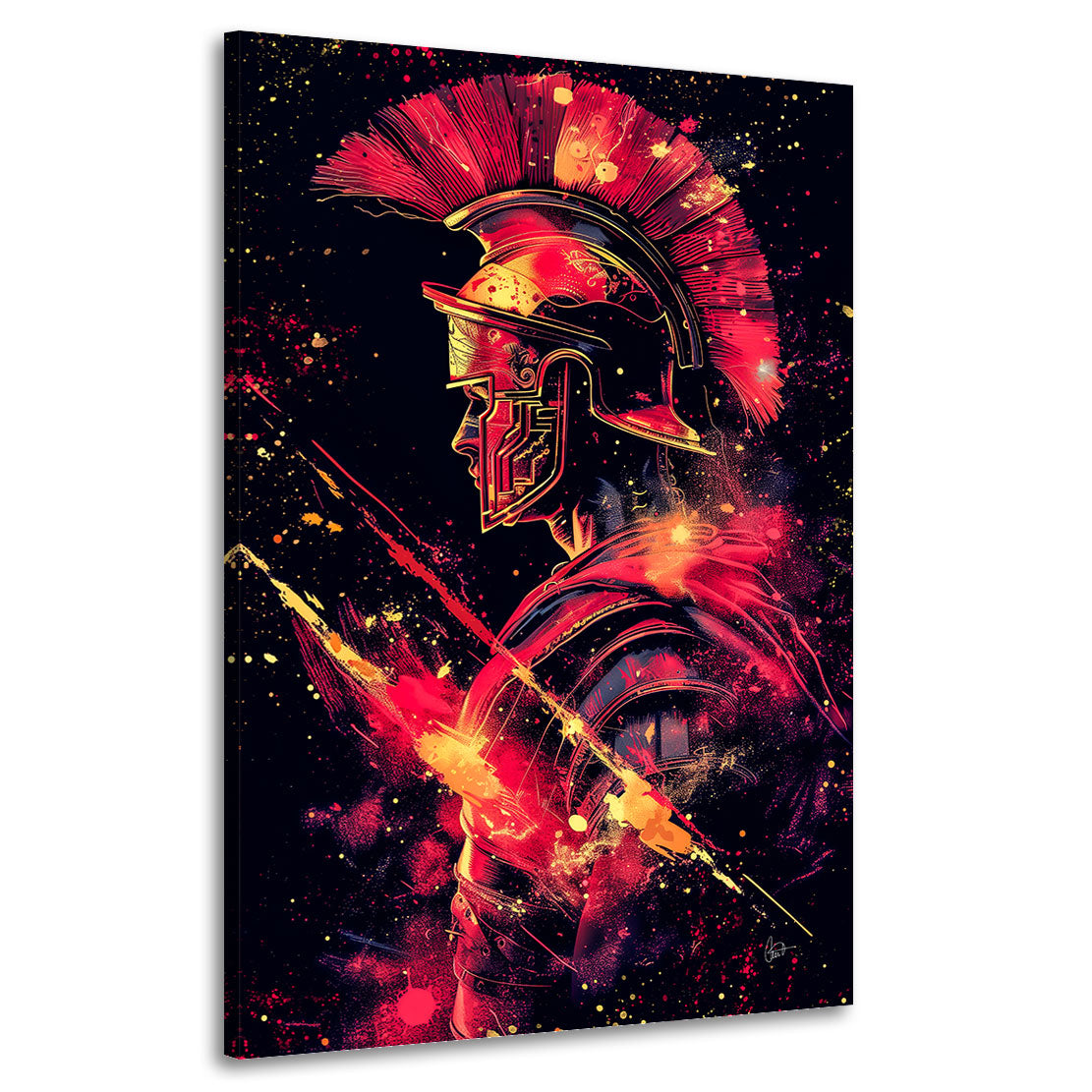 Wandbild Legionär Abstrakt