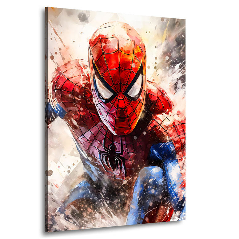 Wandbild Spiderman Abstrakt