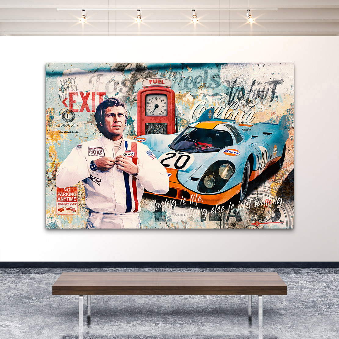 Leinwandbild Steve McQueen Pop Art Style