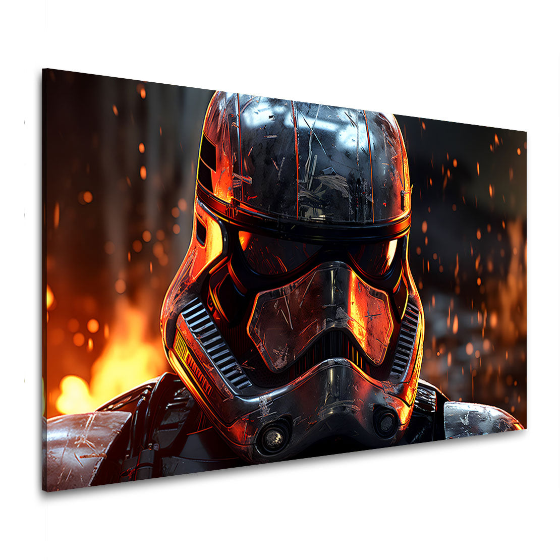 Wandbild Stormtrooper in the Fire