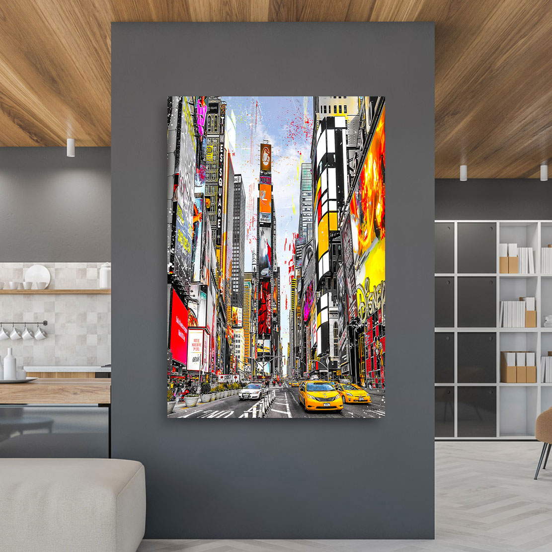 Wandbild Leinwandbild NY York Times Square Modern