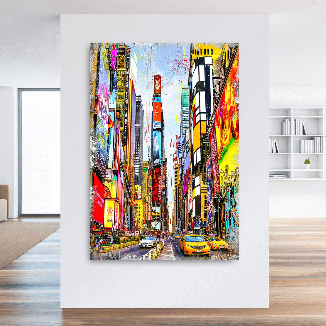 Wandbild Leinwandbild NY York Times Square