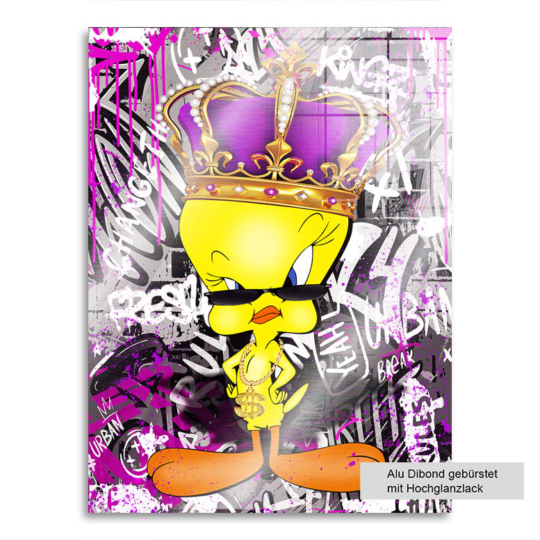 Pop Art Wandbild Rich Tweety