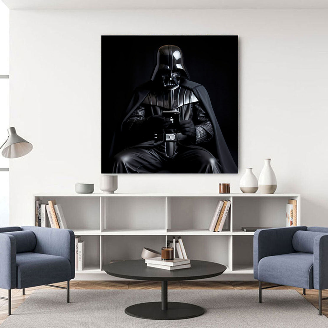 Wandbild Darth Vader send a Message