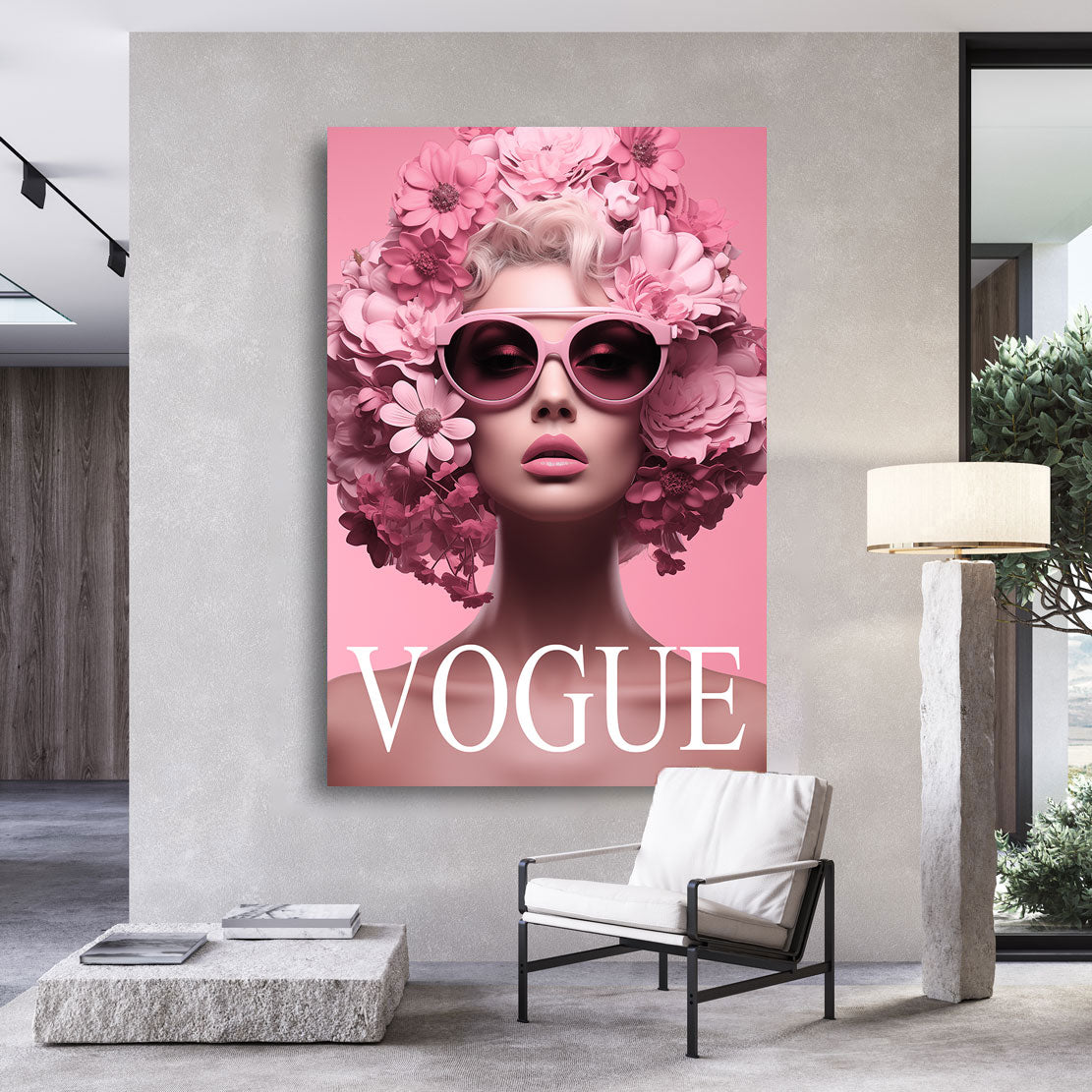 Lifestyle Wandbild Pink Lady