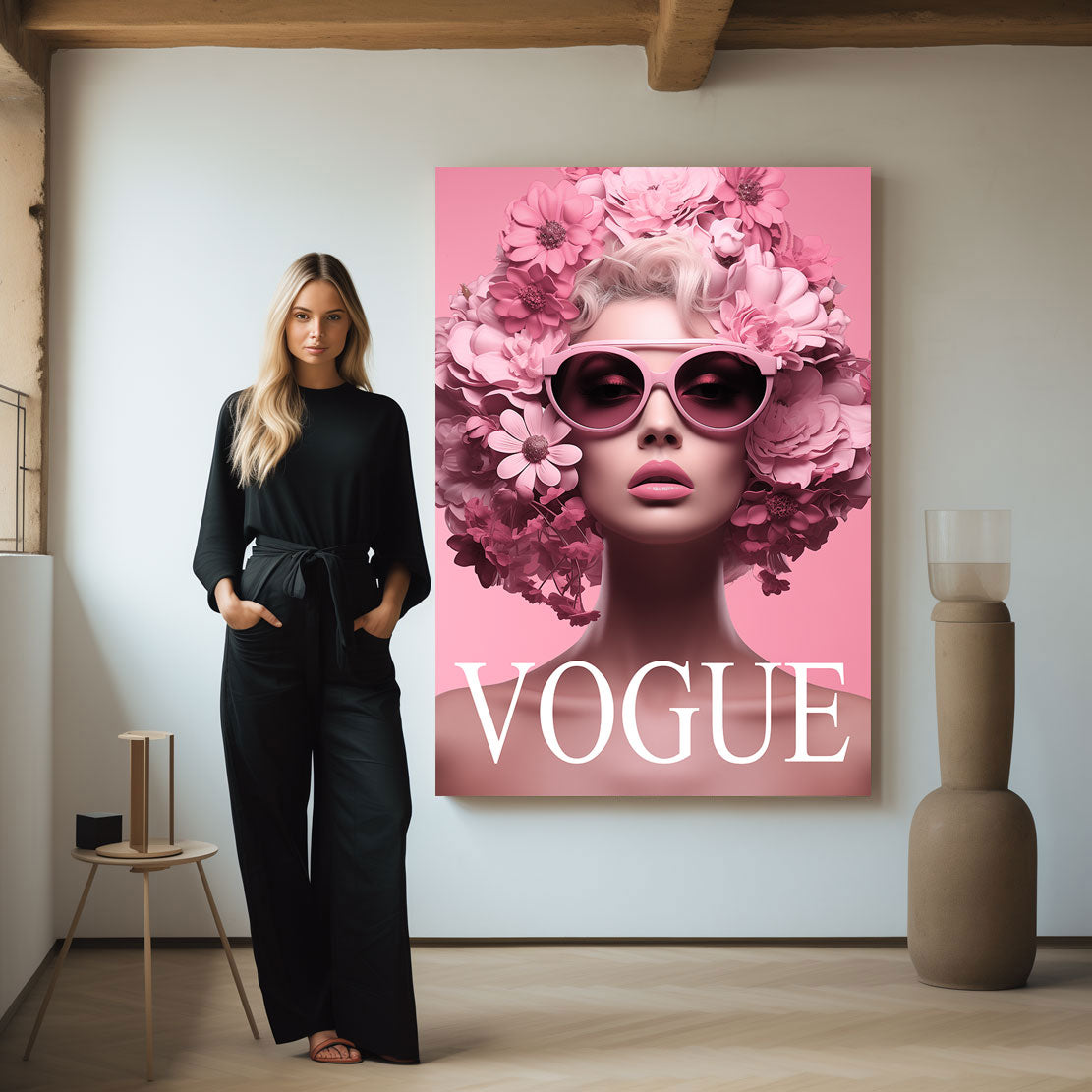 Lifestyle Wandbild Pink Lady