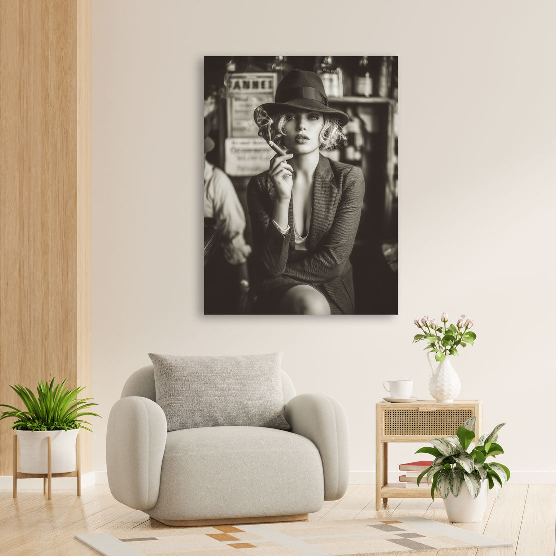 Midnight Noir Affair Wandbild