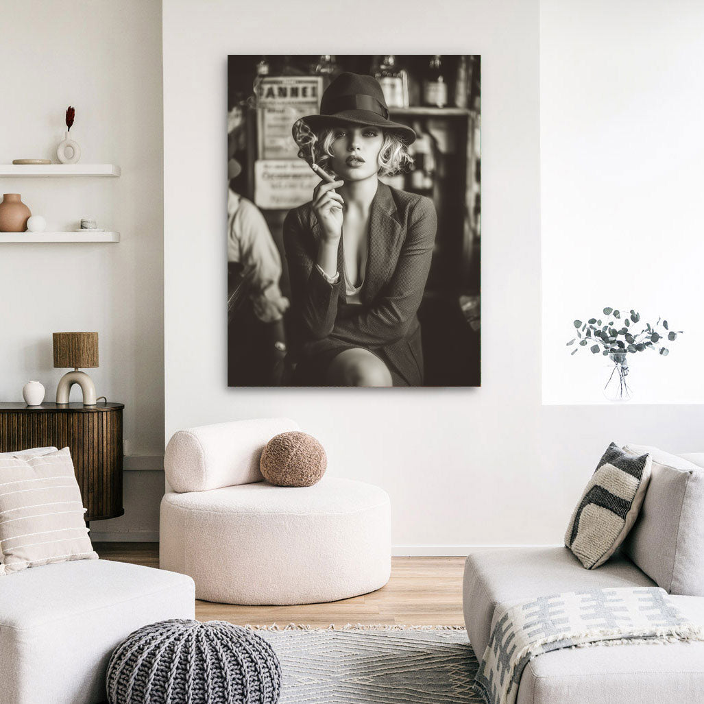 Midnight Noir Affair Wandbild