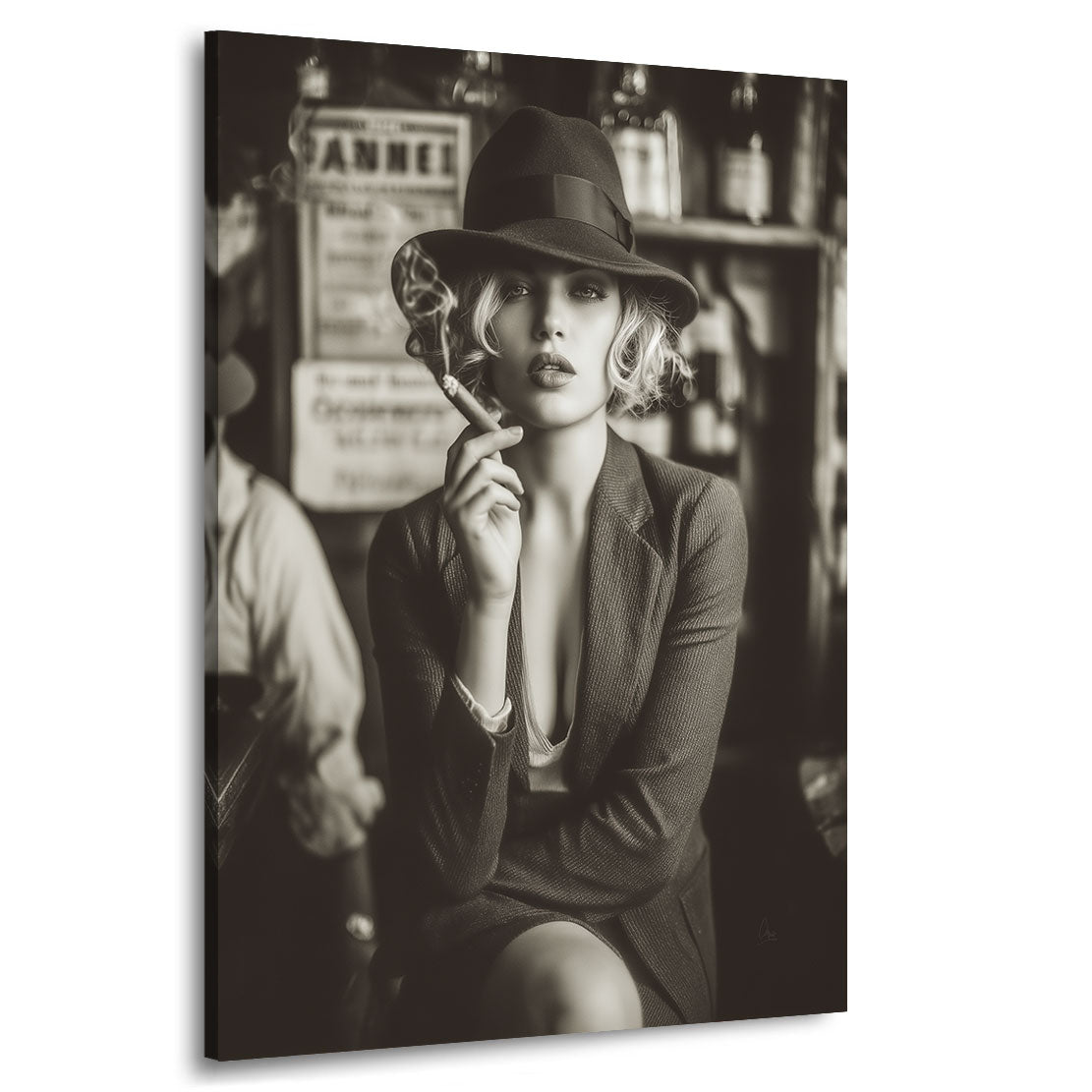 Midnight Noir Affair Wandbild