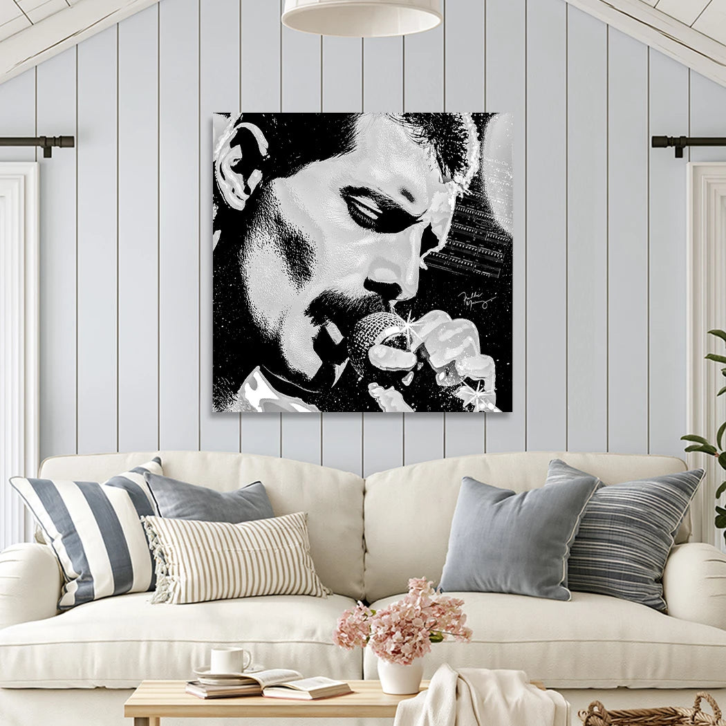 Freddie Mercury Stage Wandbild
