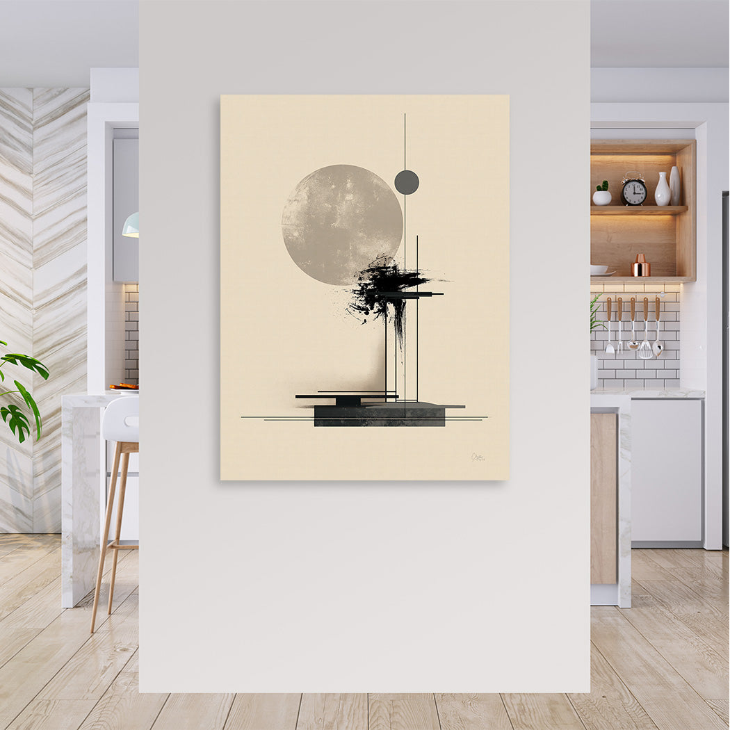 Abstrakte Balance Wandbild