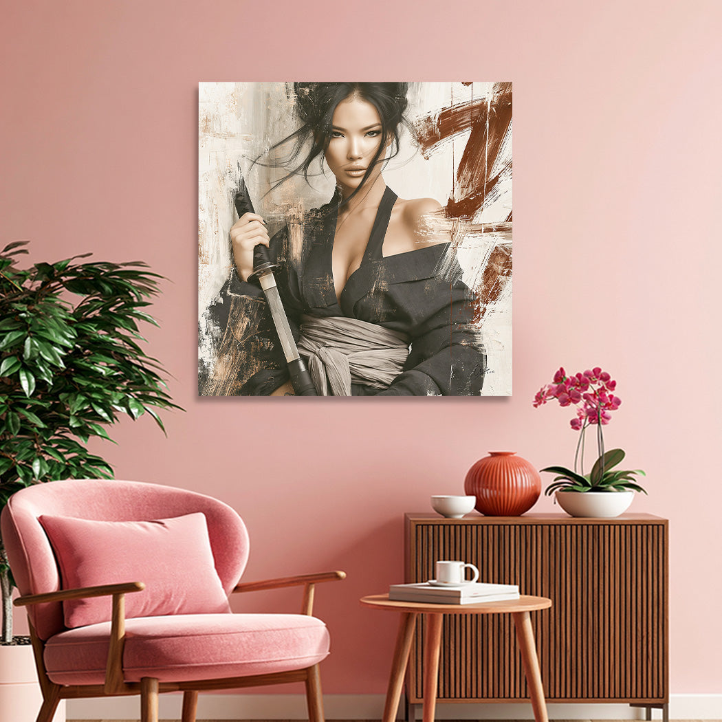 Samurai Essence Wandbild
