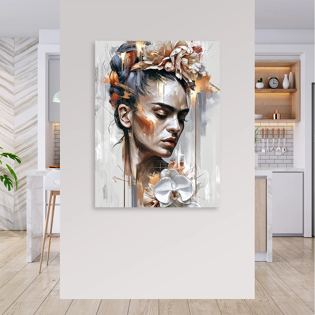 Frida Kahlo Bloom Wandbild