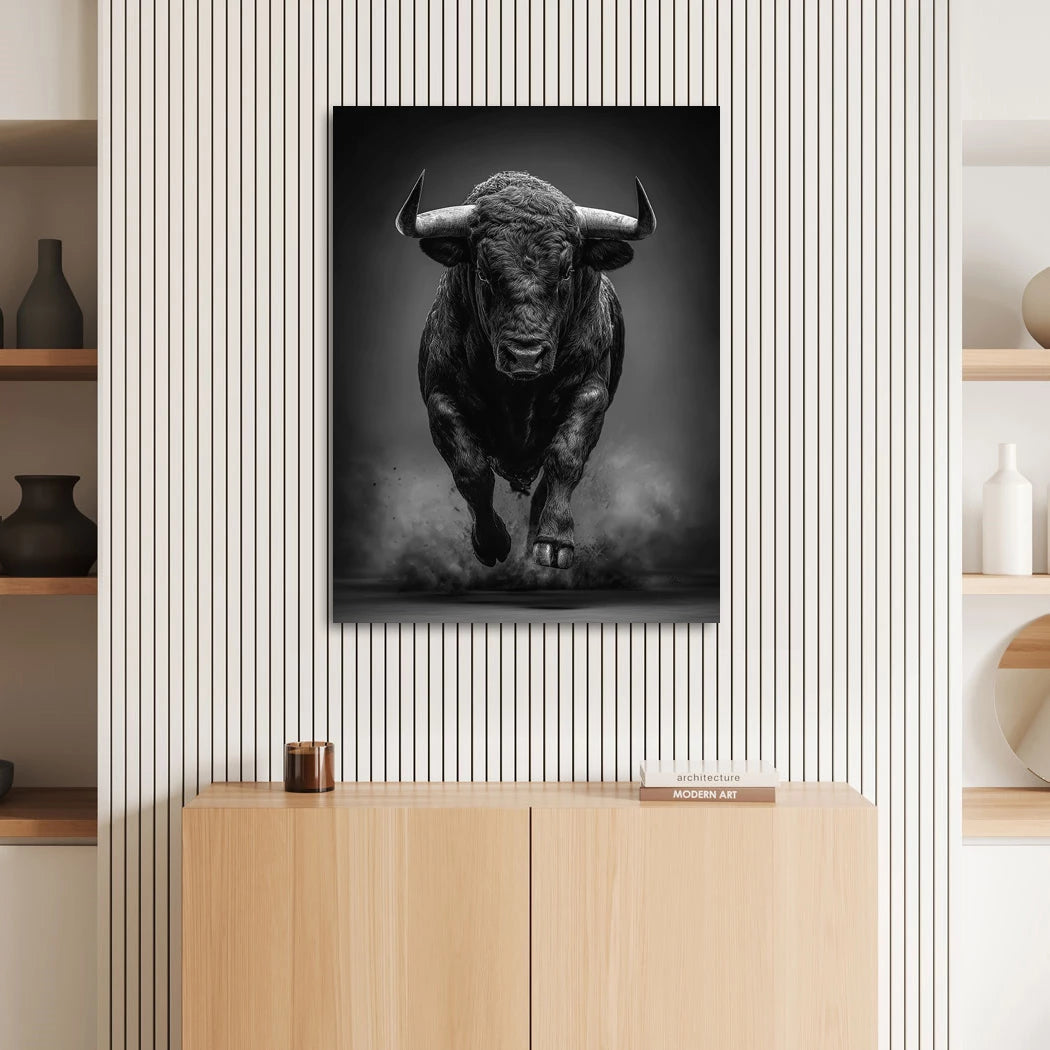 Black Bull Wandbild