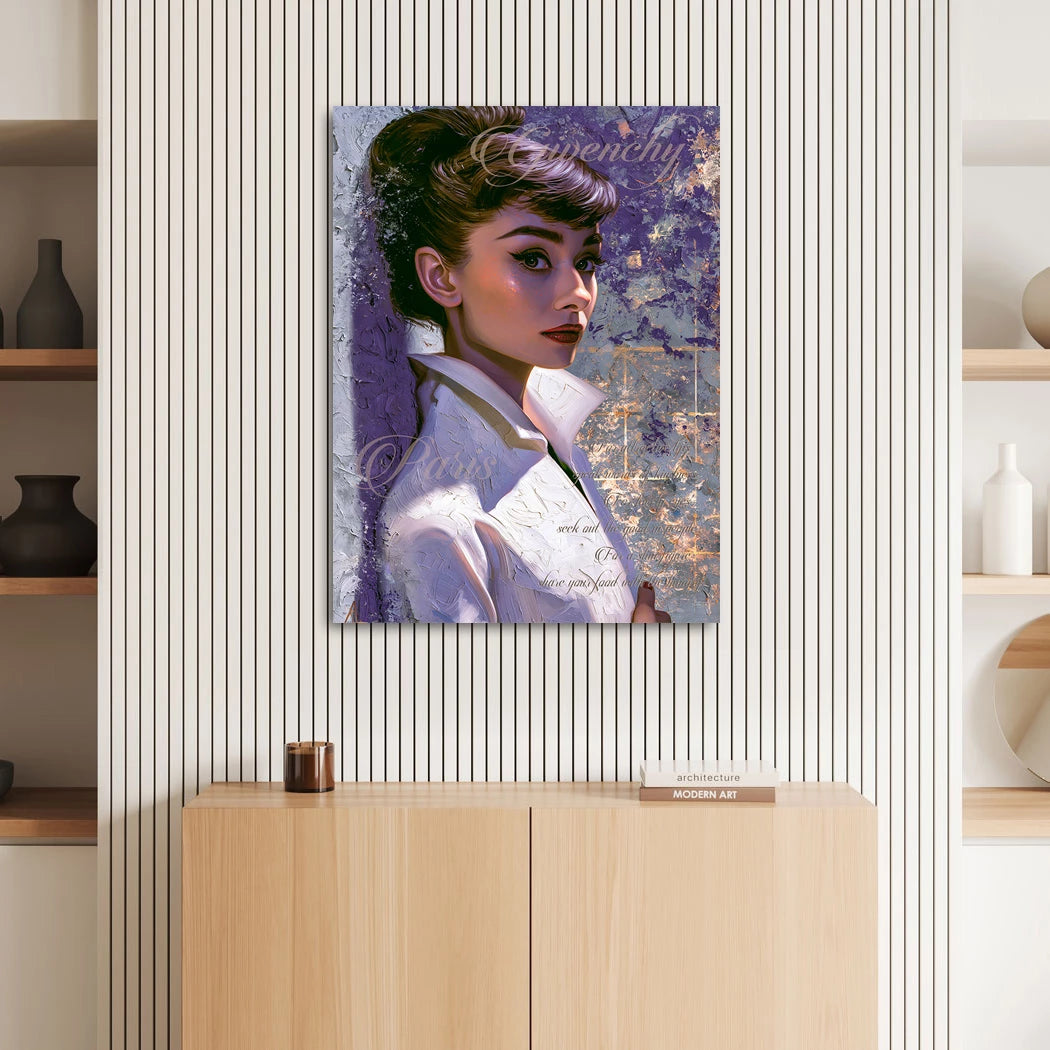 Audrey Parisienne Wandbild