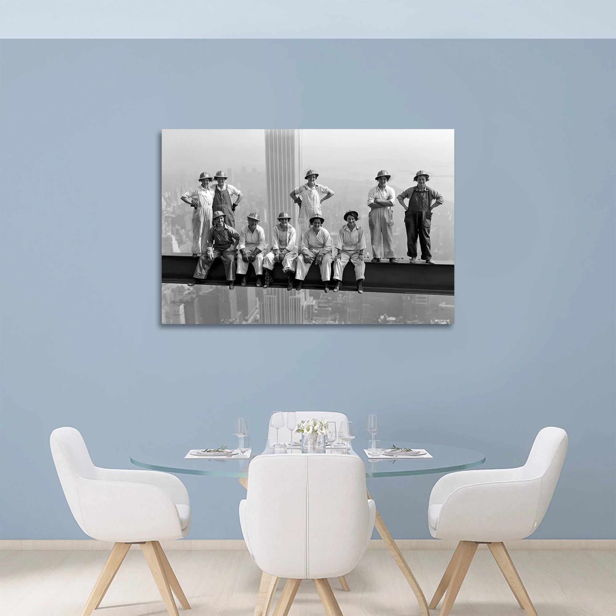 New York Pioniere Wandbild