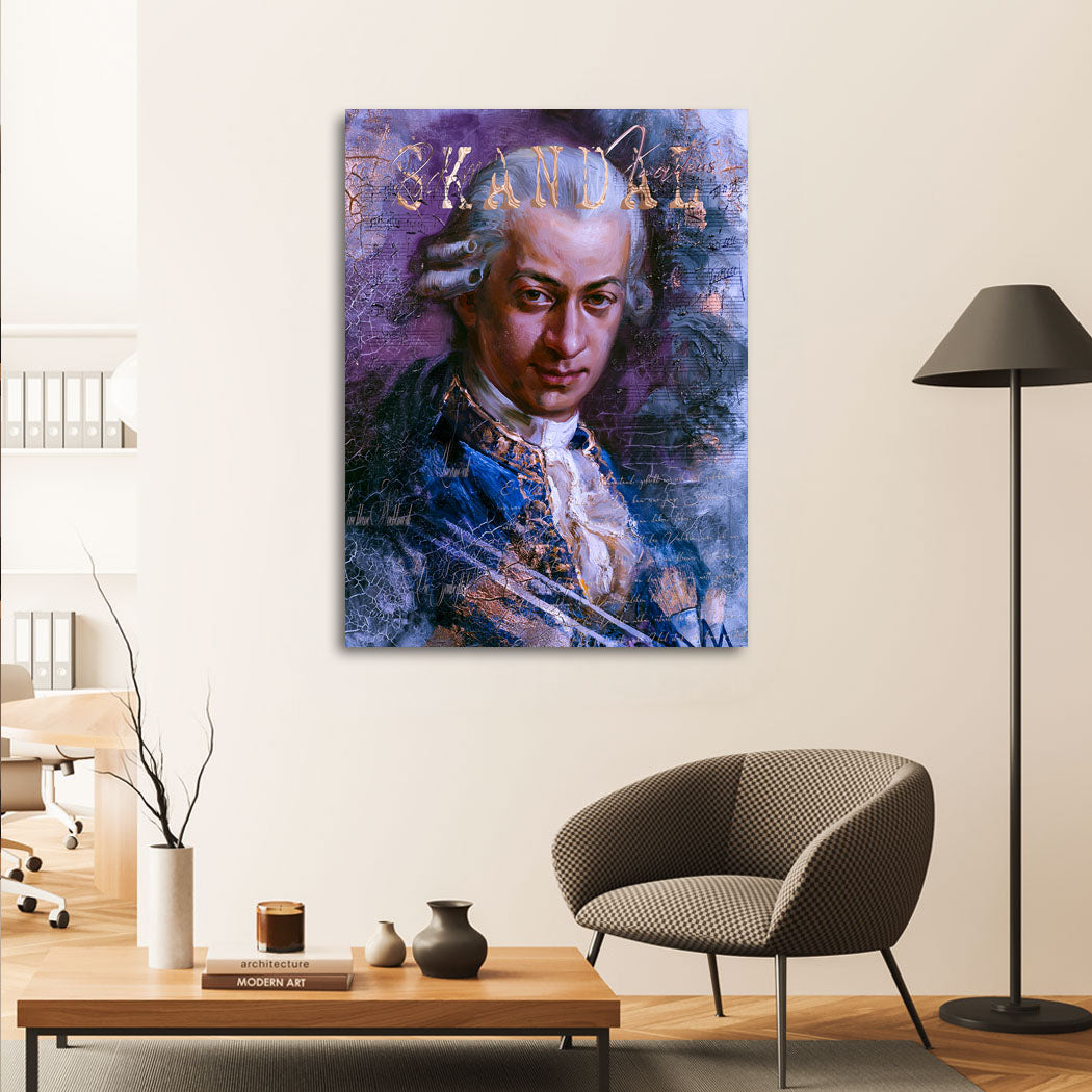 Mozart Sinfonia Wandbild