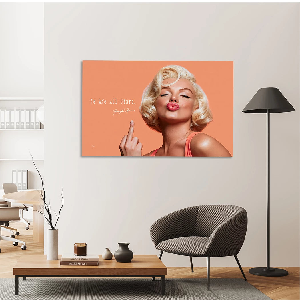 Marilyn Monroe All Stars Wandbild
