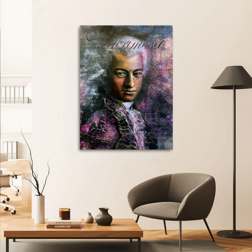 Mozart Klangwelten Wandbild