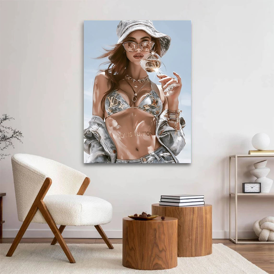 Summer Chic Wandbild