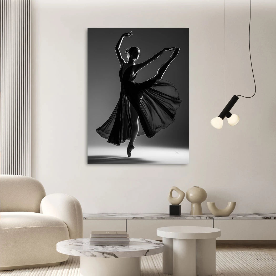 Ballerina Nocturne Wandbild