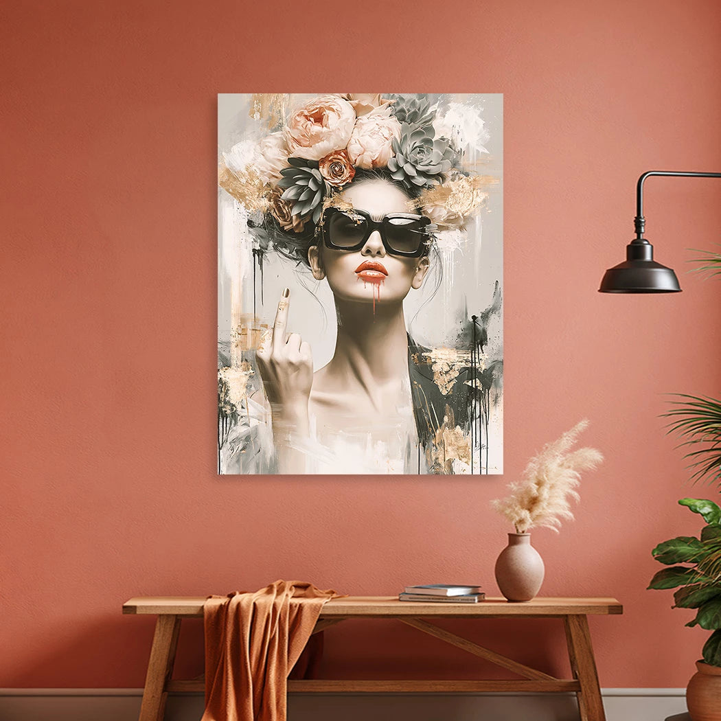 Frida Kahlo Provokant Wandbild