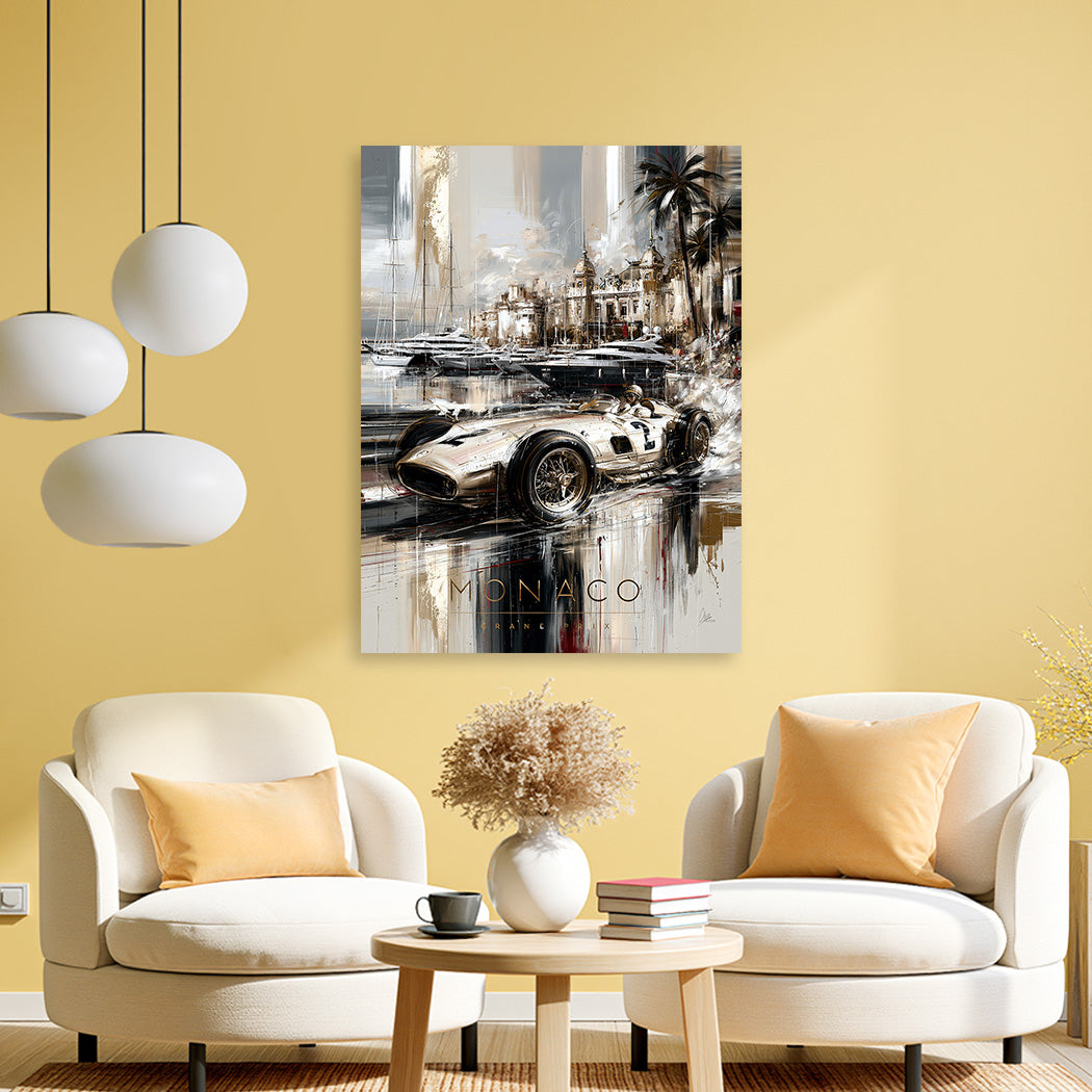 Monaco Racing Wandbild