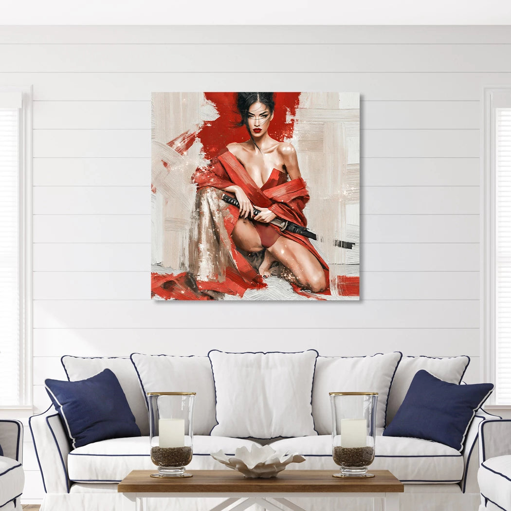 Samurai Rouge Wandbild