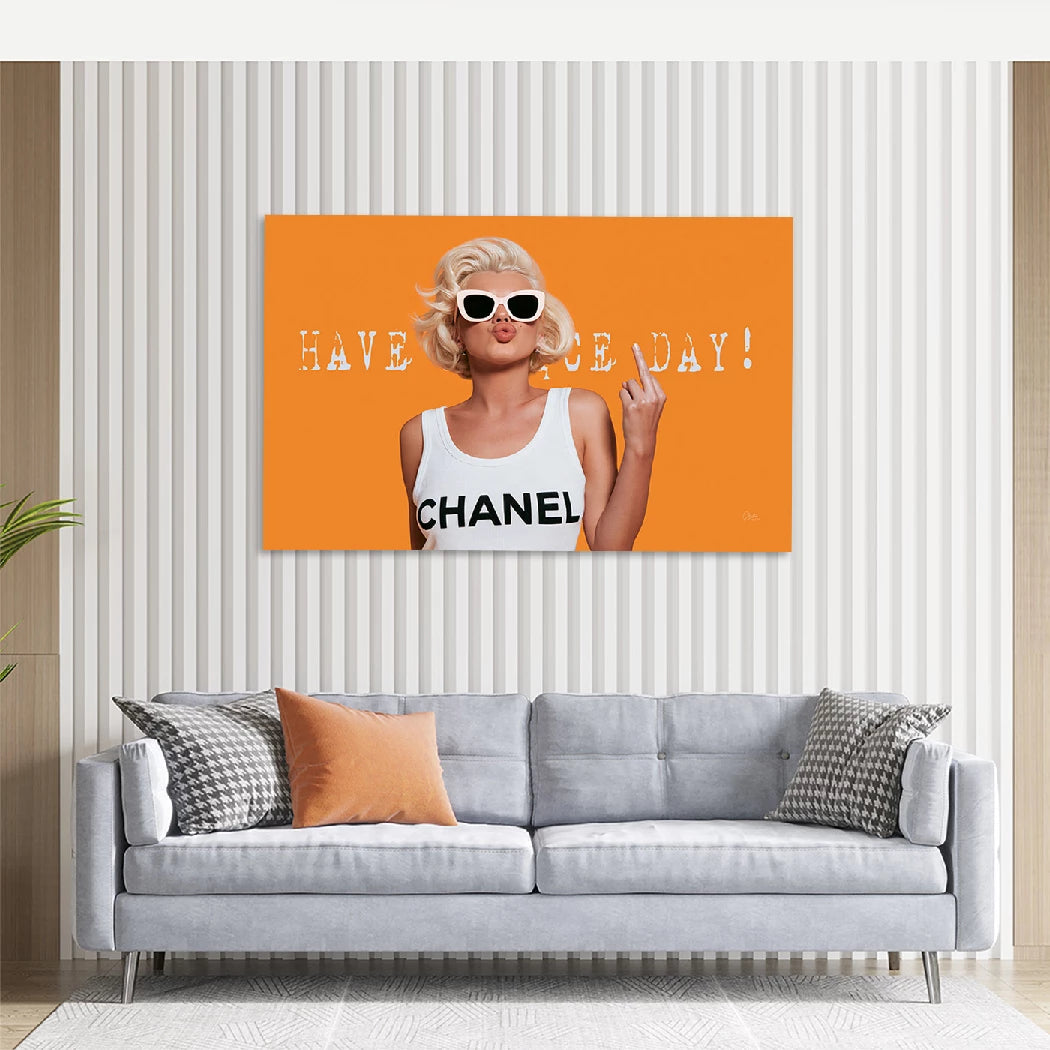 Marilyn Monroe Attitude Wandbild