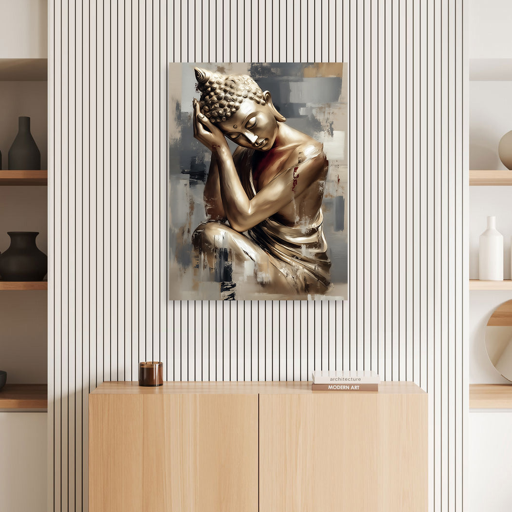 Buddha Harmonie Silence Wandbild
