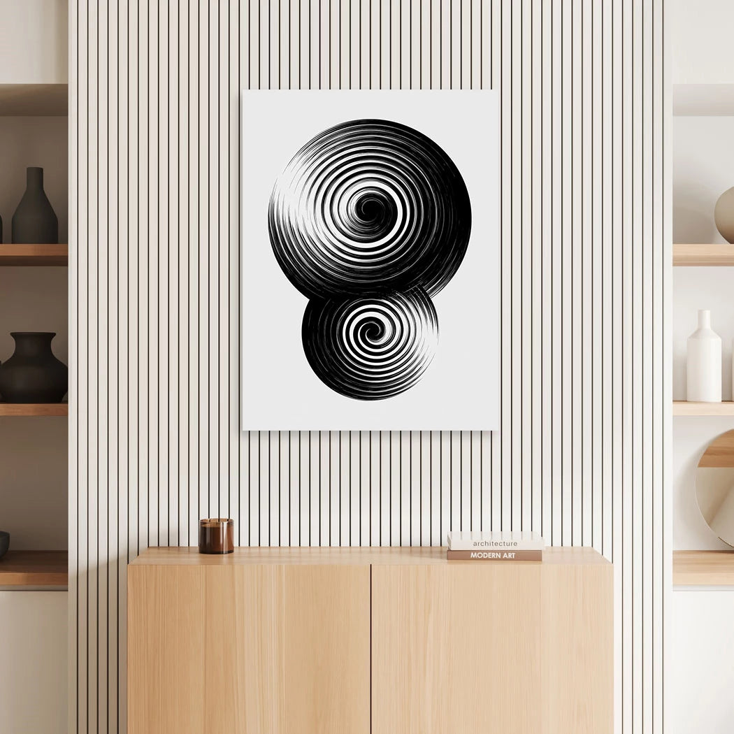 Spiralen Wandbild