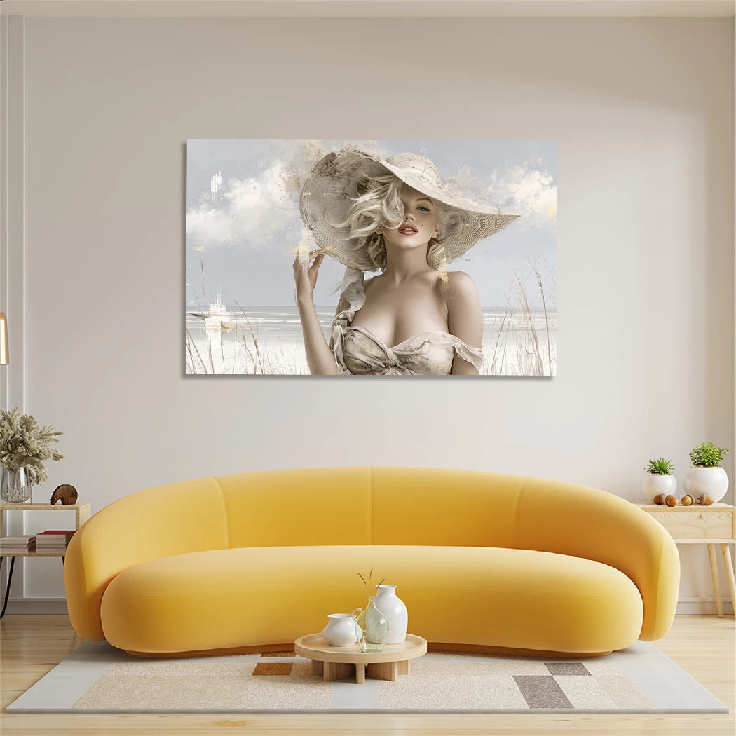 Marilyn Monroe Côte d’Azur Wandbild