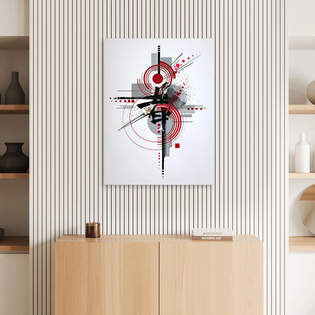 Geometrie Wandbildt Wandbild