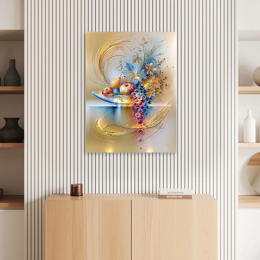 Goldene Früchte Sinfonie Wandbild