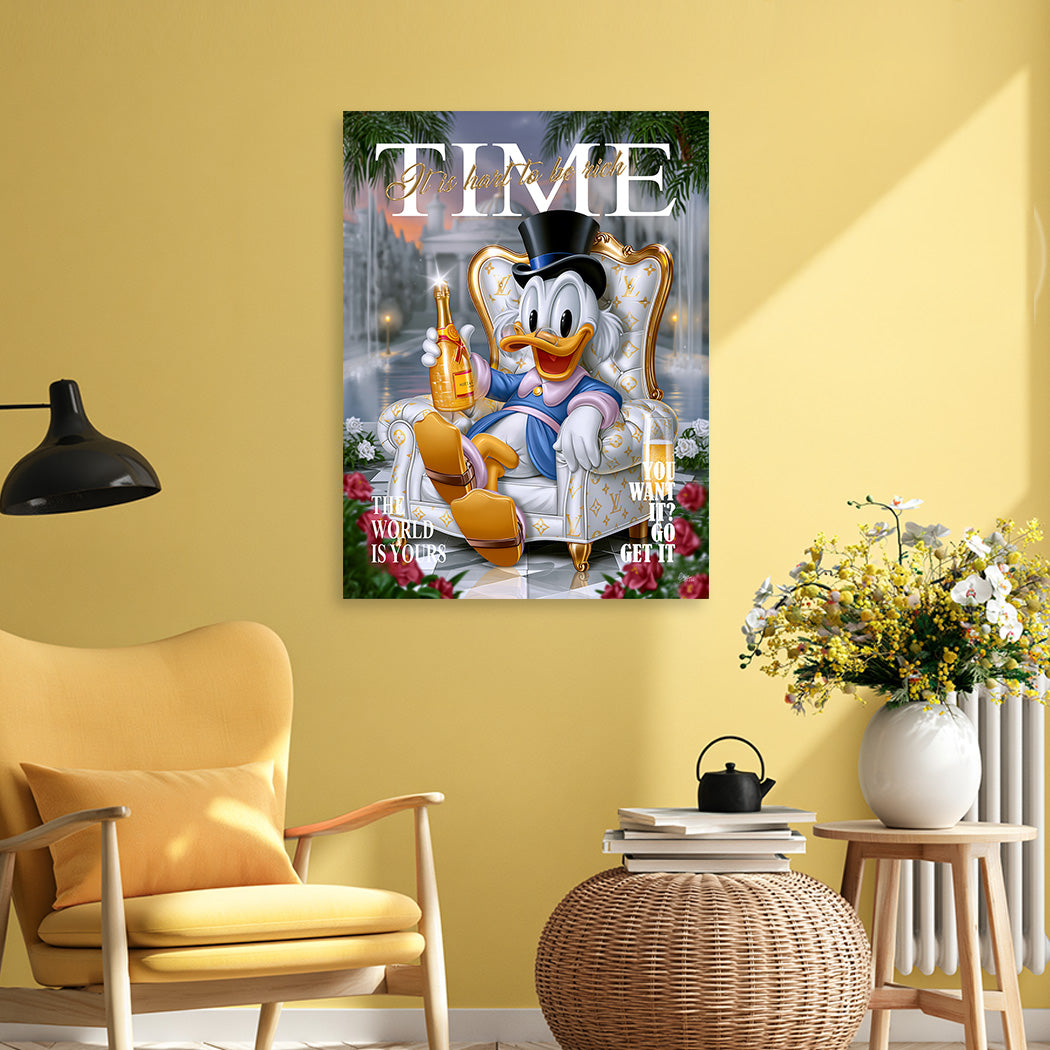 Dagobert High Life Wandbild