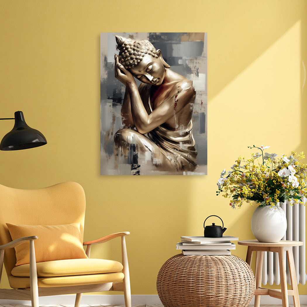 Buddha Harmonie Silence Wandbild