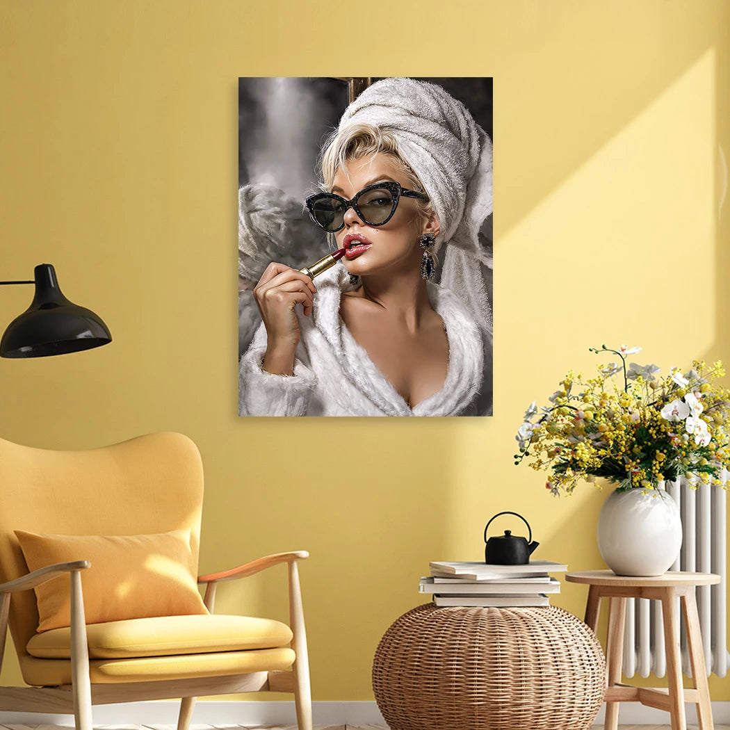 Marilyn Private Moment Wandbild
