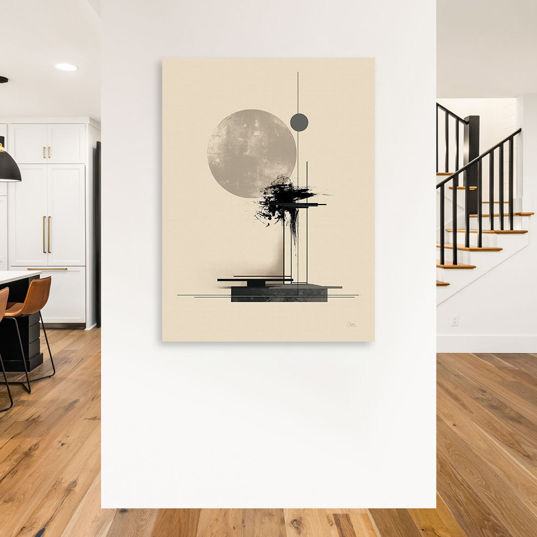 Abstrakte Balance Wandbild
