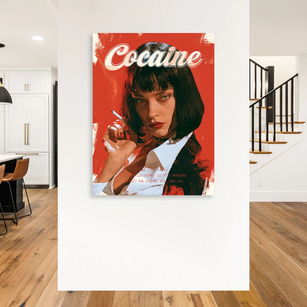 Pulp Fiction Attitude Wandbild