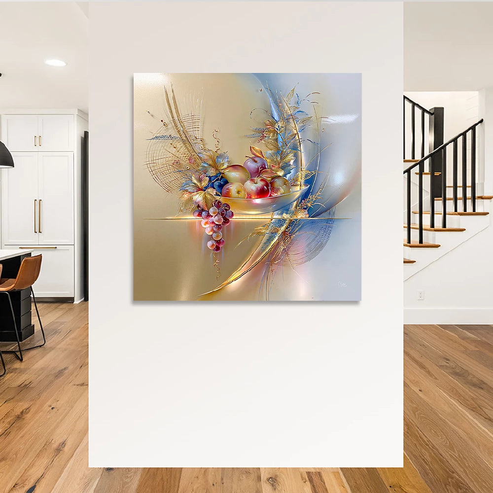 Goldene Früchte Wandbild