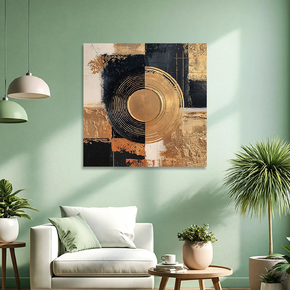 Golden Circle Art Wandbild