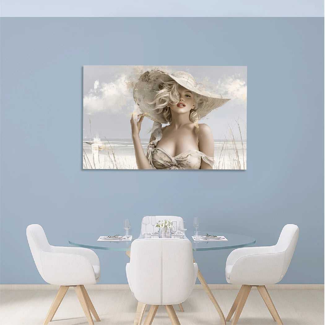 Marilyn Monroe Côte d’Azur Wandbild