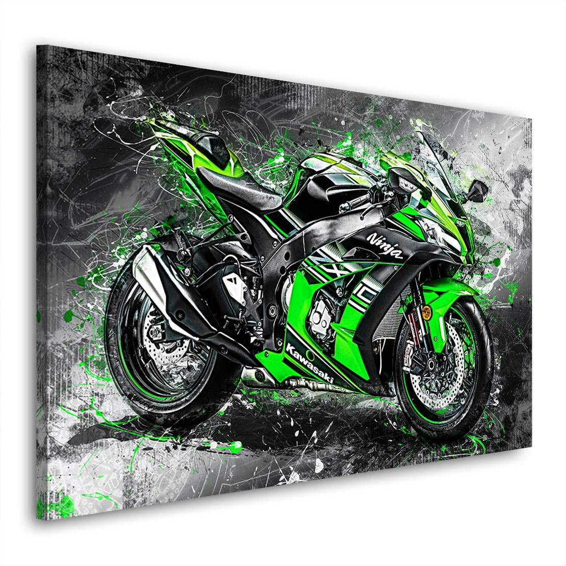Wandbild Leinwandbild Kawasaki ZX10